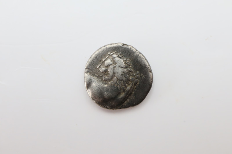 THRACE. Chersonesos. Hemidrachm (Circa 386-338 BC).
Obv: Forepart of lion right...