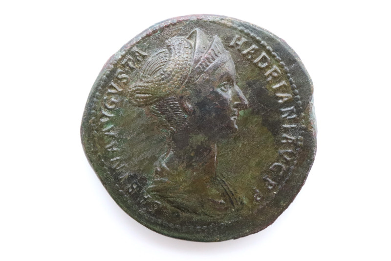 Sabina, Augusta, 128-136/7. Sestertius , 33 mm, 24.68 g, Rome, 128-circa 129. SA...