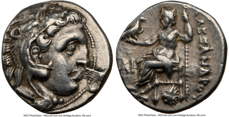 MACEDONIAN KINGDOM. Alexander III the Great (336-323 BC). AR drachm (16mm, 12h)....