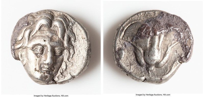 CARIAN ISLANDS. Rhodes. Ca. 305-275 BC. AR didrachm (18mm, 6.68 gm, 12h). Choice...