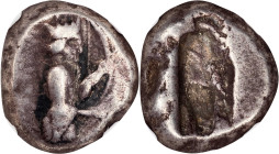 PERSIA. Achaemenidae. Darius I to Xerxes I, ca. 505-480 B.C. AR Siglos, Sardis Mint, ca. 520-505 B.C. NGC FINE. Scratches.

Sunrise-17. Obverse: Hal...