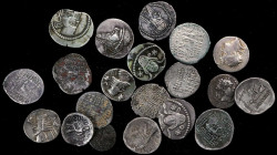 MIXED LOTS. Parthian Empire. Group of Mostly Drachms (20 Pieces), ca. 2nd Century B.C. to 3rd Century A.D. Average Grade: VERY FINE.

A group of mos...