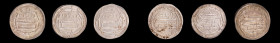 ISLAMIC KINGDOMS. Abbasid Caliphate. Trio of Dirhams (3 Pieces), 782-86. Average Grade: EXTREMELY FINE Details.

1) AH 165 (781/82). al-Basrah Mint....