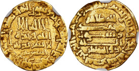 ISLAMIC KINGDOMS. Abbasid Caliphate. Dinar, AH 201 (816/17). Cairo (Misr) Mint. Al-Ma'mun. NGC VF-35.

A-222.6 (S). Weight: 4.02 gms. A most pleasin...