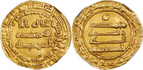 ISLAMIC KINGDOMS. Abbasid Caliphate. Dinar, AH 248 (862/63). Damascus (Dimashq) Mint. Al-Musta'in. NGC AU Details--Scratches.

A-233.1. Weight: 3.26...