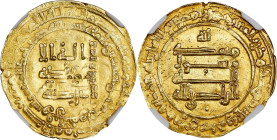 ISLAMIC KINGDOMS. Abbasid Caliphate. Dinar, AH 324 (935/36). Suq al-Ahwaz Mint. Al-Radi. NGC MS-63.

A-254.1. Weight: 4.55 gms. This Choice Mint Sta...