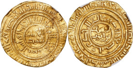 ISLAMIC KINGDOMS. Ayyubid. Dinar, AH 586 (1190/91). al-Iskandariya Mint. Al-Nasir Yusuf (Saladin). NGC AU Details--Reverse Damage.

A-785.2 (S). Wei...