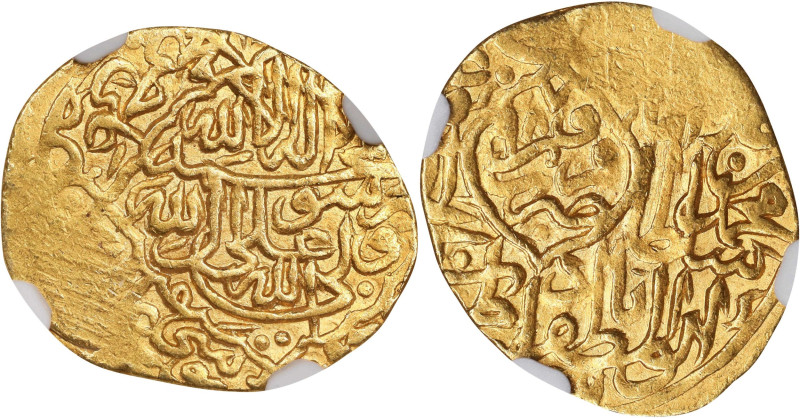 IRAN. Safavid Dynasty. Mithqal, AH 987 (1579/80). Qazwin Mint. Mohammad Khudaban...