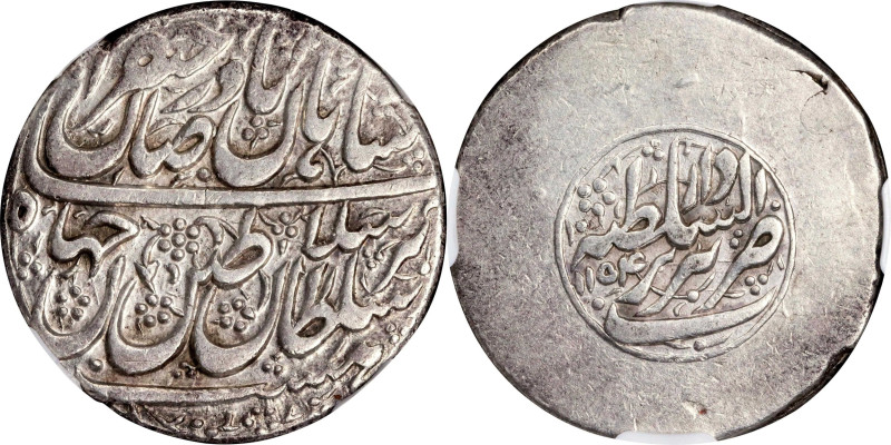 IRAN. Afsharid Dynasty. Rupee, AH 1154 (1741/42). Tabriz Mint. Nadir Shah. NGC E...