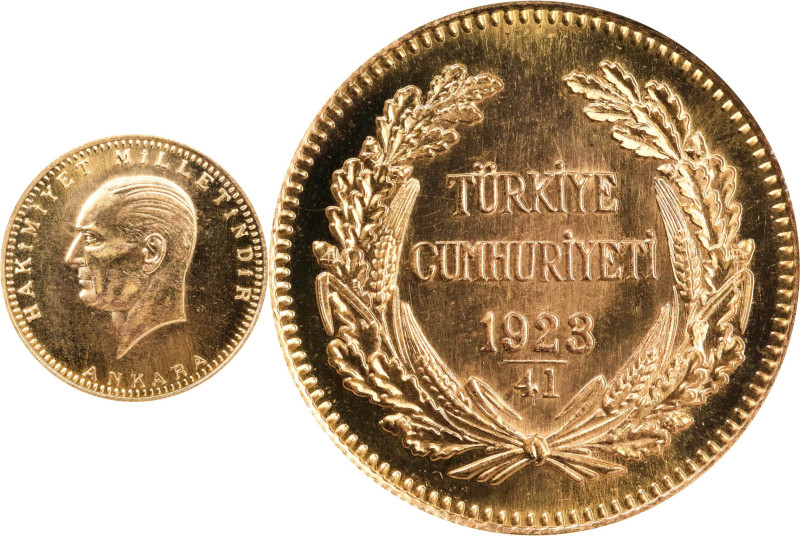 TURKEY. 500 Kurush, "1923" Year 41 (1963). NGC MS-63.

Fr-89; KM-859. AGW: 1.0...