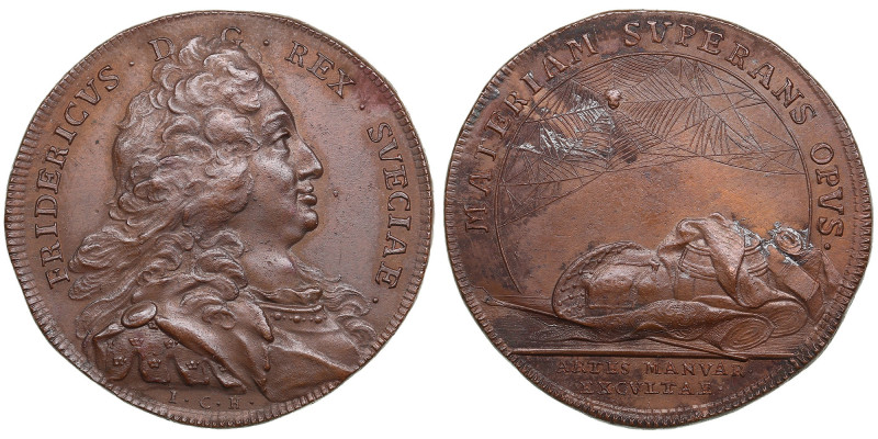 Sweden Bronze Medal ND (1733) - Swedish Manufacturing - Fredrik I (1720-1751)
13...