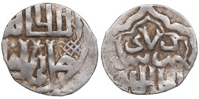 Juchid, Golden Horde (Sarai al-Jadida) AR Dirham AH 747 (1346-47) – Jani Beg Khan (AH 742-758 / 1341-1357 AD)
1.53g. 16mm. VF/VF.Album 2027.