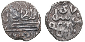 Juchid, Golden Horde (Sarai al-Jadida) AR Dirham AH 747 (1346-47) – Jani Beg Khan (AH 742-758 / 1341-1357 AD)
1.51g. 16mm. VF/VF.Album 2027.