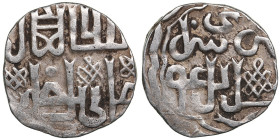 Juchid, Golden Horde (Sarai al-Jadida) AR Dirham AH 74[8] (1347-48) – Jani Beg Khan (AH 742-758 / 1341-1357 AD)
1.52g. 17mm. VF/XF.Album 2027.