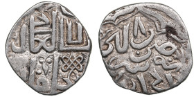 Juchid, Golden Horde (Sarai al-Jadida) AR Dirham AH 748 (1347-48) – Jani Beg Khan (AH 742-758 / 1341-1357 AD)
1.12g. 15mm. XF-/XF+.Album 2027.