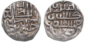 Juchid, Golden Horde (Gulistan) AR Dirham AH 752 (1351-52) – Jani Beg Khan (AH 742-758 / 1341-1357 AD)
1.50g. 16mm. AU/AU.Album 2027.