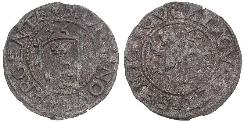 Courland (Poland) Schilling 1575 - Gothard Kettler (1562-1587)
0.78g. VF/VF. Hal...