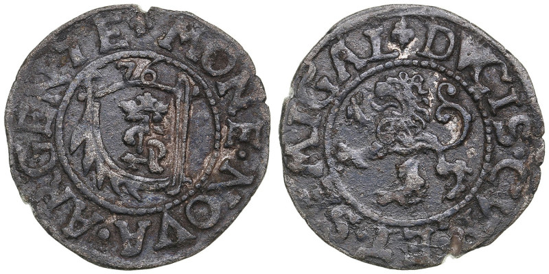 Courland (Poland) Schilling 1576 - Gothard Kettler (1562-1587)
0.89g. VF/VF. Hal...