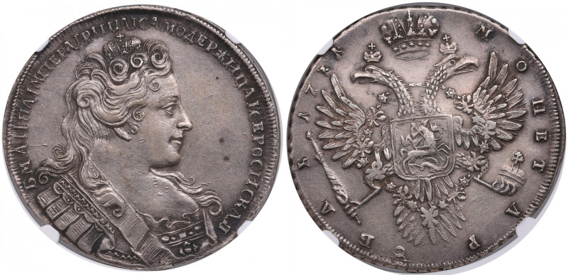 Russia Rouble 1731 - Anna Ioannovna (1730-1740) - NGC AU DETAILS
Cleaned, but st...