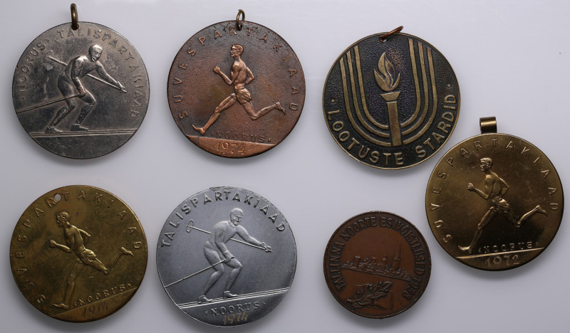 Group of Estonian Award Sports Medals (Late 20th c.) (7)
Various condition.