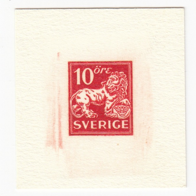 Sweden 10 Öre Stamp - Proof or printer model?
Sold as seen, no return.