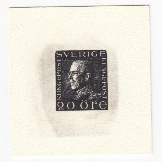 Sweden 20 Öre Stamp - Proof or printer model?
Sold as seen, no return.