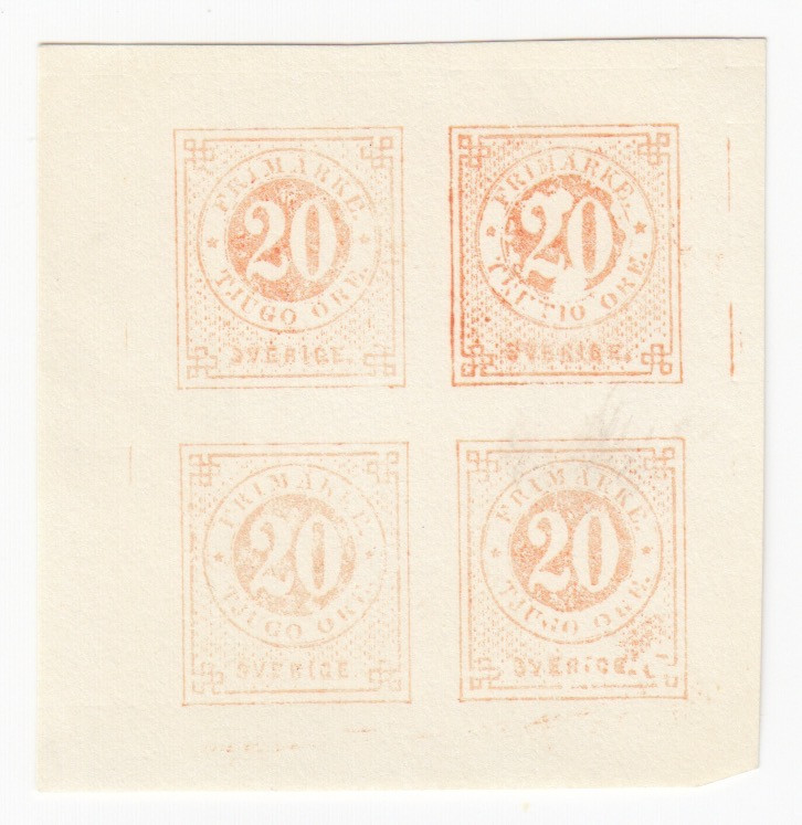 Sweden 20 Öre Stamps - Proof or printer model?
Sold as seen, no return.