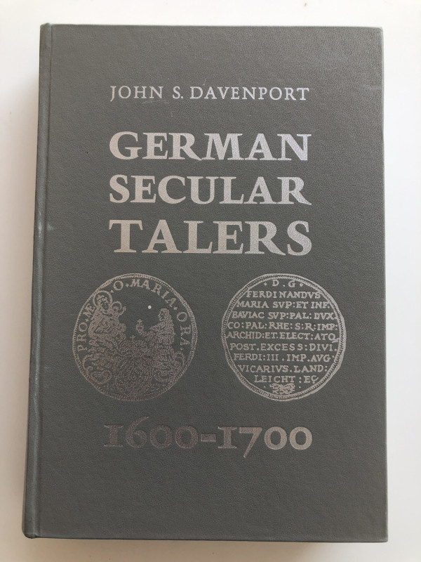 John S. Davenport, German Secular Talers 1600-1700. 1976
Used. 588p.