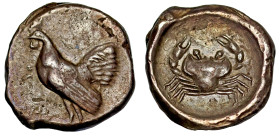 † Sicily, Himera, silver Didrachm, c. 483-472 BC, HI[MERA], cockerel standing left, rev. crab, 8.47g, 6h (SNG Lloyd 1012; SNG ANS 157; Jenkins AIIN su...