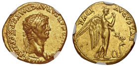 Claudius (AD 41-54), gold Aureus, Mint of Rome, AD 50-51, TI CLAVD CAESAR AVG P M TR P X PP IMP XVIII, laureate head facing right, rev. PACI AVGVSTAE,...