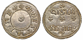 Aethelstan (924-939), silver Penny, two line type, Northern Eastern style I, moneyer Gislemer, small cross pattée, circles and legend surrounding, + Æ...