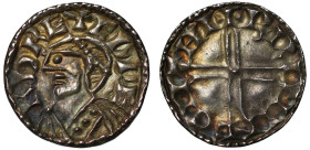 Edward the Confessor (1042-66), silver Penny, small flan type (1048-50), Tamworth Mint, Moneyer Bruninc, diademed bust left, bust to bottom of coin, l...