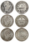 France, Napoleon I, first reign (1804-1814), Silver Five francs, 1813, Paris mint, laureate head right, Brenet in truncation for engraver Nicolas-Anto...