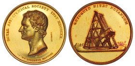 Royal Astronomical Society, gold prize medal by William Wyon, awarded to Albert T. Price, geophysicist and mathematician who played a key part in the ...