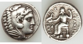 MACEDONIAN KINGDOM. Alexander III the Great (336-323 BC). AR tetradrachm (26mm, 16.94 gm, 3h). VF. Early posthumous issue, Amphipolis, under Philip II...