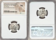 MACEDONIAN KINGDOM. Alexander III the Great (336-323 BC). AR drachm (19mm, 6h). NGC MS. Posthumous issue of Abydus, ca. 310-301 BC. Head of Heracles r...