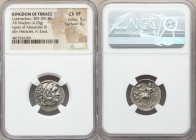 THRACIAN KINGDOM. Lysimachus (305-281 BC). AR drachm (19mm, 4.25 gm, 1h). NGC Choice VF 5/5 - 4/5. In the types of Alexander III the Great of Macedon,...