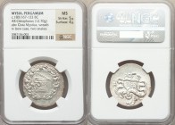 MYSIA. Pergamum. Ca. 180/167-133 BC. AR cistophorus (27mm, 12.70 gm, 12h). NGC MS 5/5 - 4/5. Cista mystica with serpent; all within ivy wreath / Two s...