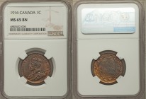George V Cent 1916 MS65 Brown NGC, Ottawa mint, KM21.

HID09801242017