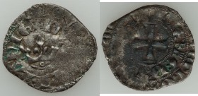 Aquitaine. Edward III (1325-1377) Gros a la Couronne ND Choice XF (unevenly struck, light corrosion, residue), Elias-Unl., W&F-680 4/b (R5). 23mm. 1.8...