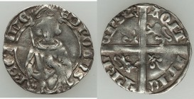 Aquitaine. Edward the Black Prince (1362-1372) Hardi d'Argent ND Choice XF (flatly struck), La Rochelle mint, Elias-206a, W&F-231B 13/g. 18mm. 1.04gm....