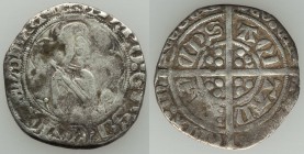 Aquitaine. Edward the Black Prince (1362-1372) Demi Gros ND About VF, Dax mint, Second Issue, Elias-174 (RR), W&F-191 1/c (R2). 22mm. 2.32gm. 

HID098...