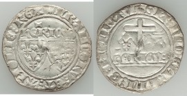 Anglo-Gallic. Henry VI (1422-1461) Grand Blanc ND Good XF (lightly cleaned, scuff), Amiens mint, Paschal Lamb mm, Elias-280 (RR), W&F-396 1/a (R2). 28...