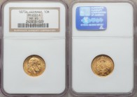 Prussia. Wilhelm I gold 10 Mark 1873-A MS65 NGC, Berlin mint, KM502. 

HID09801242017