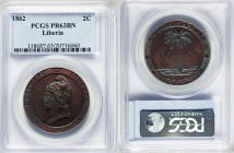 Republic Proof 2 Cents 1862 PR63 Brown PCGS, KM4. Satin surface with a soft veil of aqua toning. 

HID09801242017
