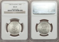 British Mandate Pair of Certified 100 Mils 1940 MS64 NGC, KM7. Sold as is, no returns.

HID09801242017
