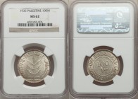 British Mandate 3-Piece Lot of Certified 100 Mils 1935 NGC, KM7. Graded MS62 to MS63. Sold as is, no returns.

HID09801242017