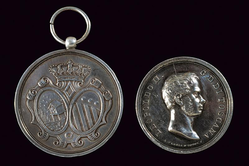 dating: Second quarter of the 19th Century provenance: Tuscany, Leopold II Medal...