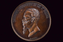 Victor Emmanuel II (1861 - 1878) bronze medal