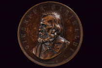 Garibaldi's Medal to Nelaton and Zanetti